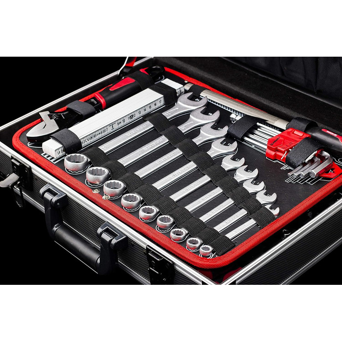 Набір інструментів Meister 131 предметів Knipex & Wera в алюмінієвому кейсі - професійний валіза з інструментами для майстрів