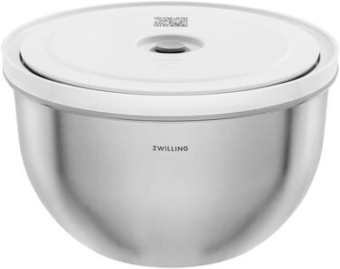 Набір ZWILLING Fresh & Save: контейнери для зберігання продуктів з вакуумним насосом (9 шт.) з нержавіючої сталі, M-18 см, L-24 см