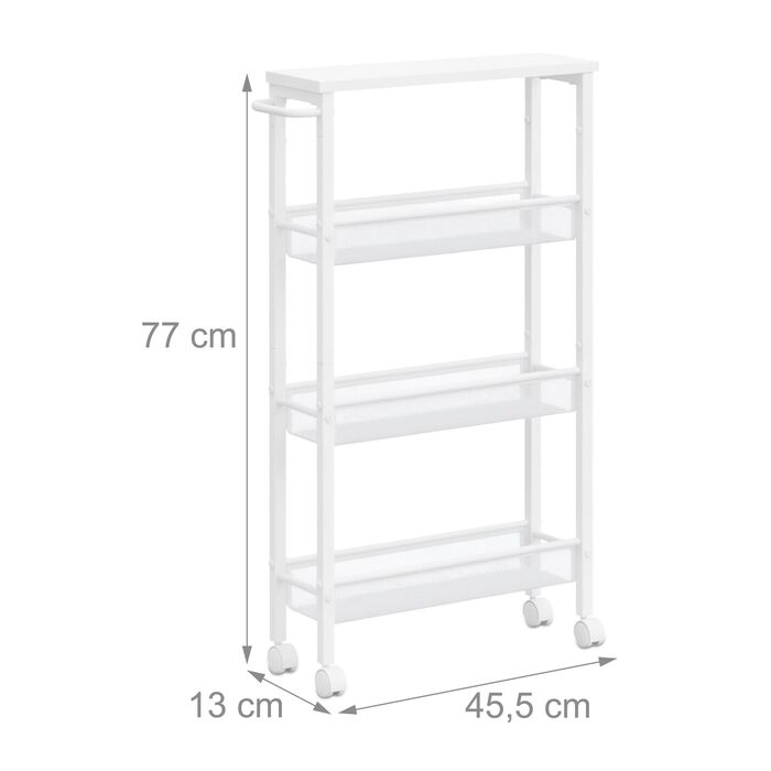 Органайзер Relaxdays для ванної кімнати з 4 ярусами