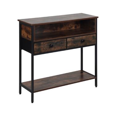 Столик-консоль Relaxdays з висувними ящиками
