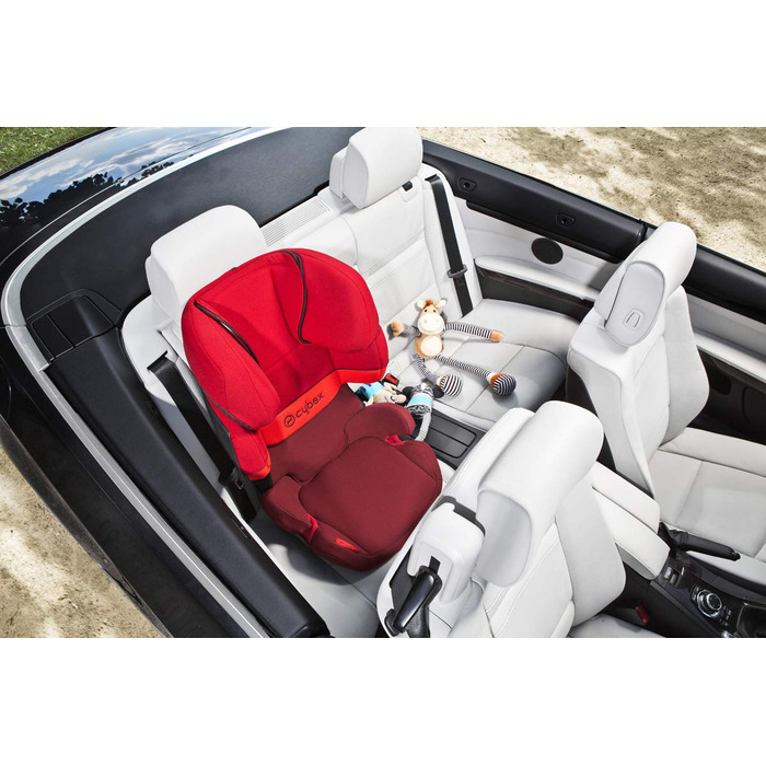 Дитяче крісло CYBEX Silver Solution X-Fix, підходить для автомобілів з Isofix або без, групи 2/3 (15-36 кг), від 3 років до приблизно 12 років, Сірий Кролик Темно-сірий X-Fix Сірий Кролик/ Темно-сірий