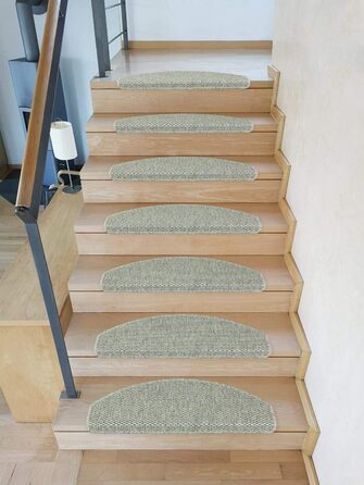 Ступінчасті килимки Kettelservice-Metzker Ґетеборг: набір 15 шт., напівкруглі, зелені