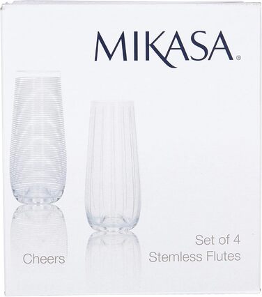 Кристальні келихи для білого вина Mikasa Cheers, набір 4 шт, 450 мл