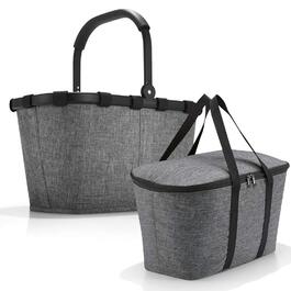 Сумка-холодильник Reisenthel Carrybag Twist Silver для покупок з ізотермічною сумкою-органайзером