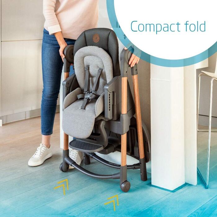 Дитячий стільчик Maxi-Cosi Minla Evolutive, 0-14 років, до 60 кг, Essential Graphite