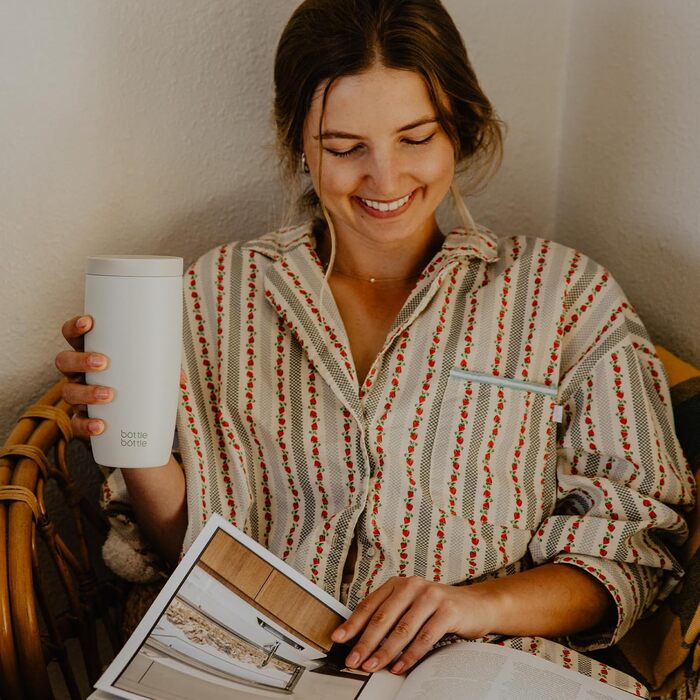 Термокружка BOTTLE Thermobecher 350 мл, для кави та чаю, з вишуканим клапаном Quick-Press, ізольована модель Travel Mug Classic Grande (Зелений)