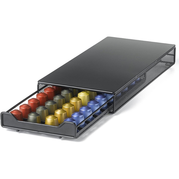 Утримувач для капсул кави, ящик-органайзер для Nespresso, вміщує 60 шт.