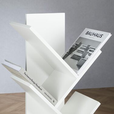 Стелаж для книг IDIMEX Jules - дерев'яний, з високоякісної ДСП, білий