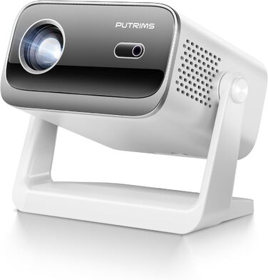 Портативний проєктор Beaer з автофокусом та корекцією трапеції, WiFi, Bluetooth, Full HD 1080P, LED, 145° обертання, для дому та відпочинку на природі