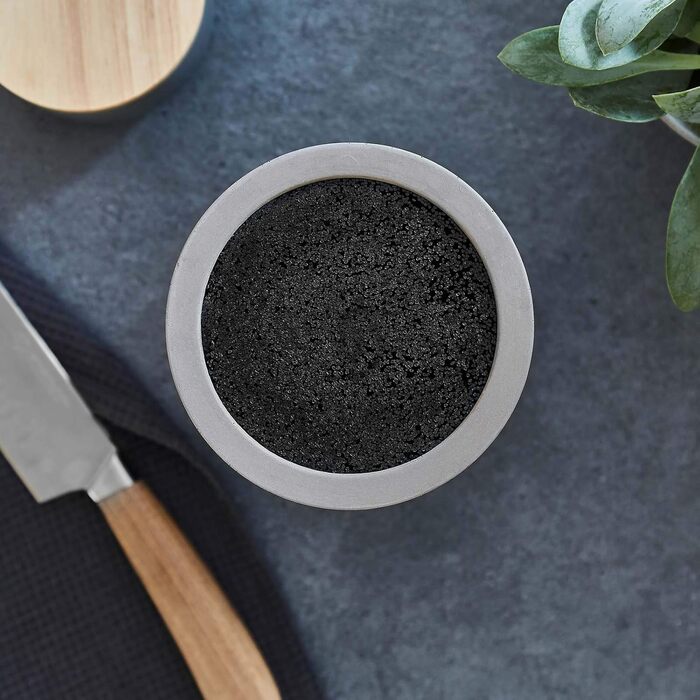 Набір ножів SpringLane 5 предметів + універсальний блок для ножів з висувним тримачем для щітки + набір ножів 5 предметів