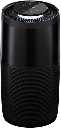 Повітряочисник AP300 чорного кольору: ефективне видалення бактерій, вірусів та плісняви. 3-in-1 Hepa фільтр для дому та офісу
