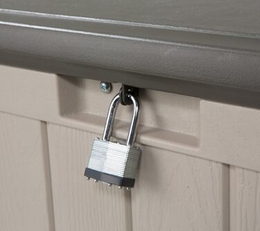 Садовий ящик для зберігання Lifetime 60089, 127x64x67 см, коричневий, стійкий до УФ-випромінювання