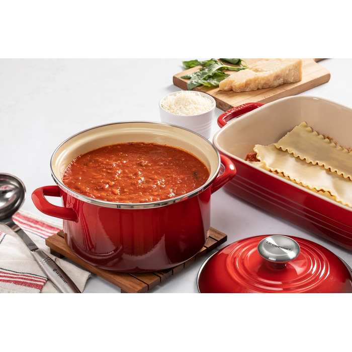 Le Creuset Супниця емальована на сталі, 3.8 л, колір 'Морська сіль'