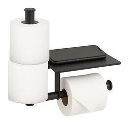 Тримач туалетного паперу Relaxdays з полицею