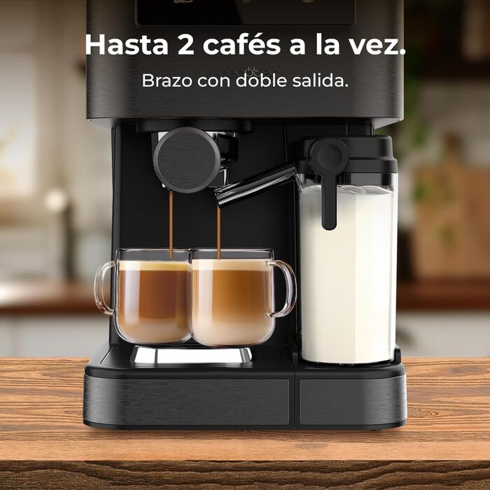 Еспресо-машина Cecotec Power Espresso 20: еспресо, капучіно, холодний кофе, 20 Bar, професійна якість