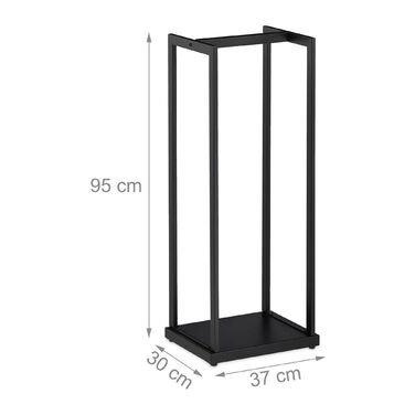 Стійка для дров Relaxdays з металу