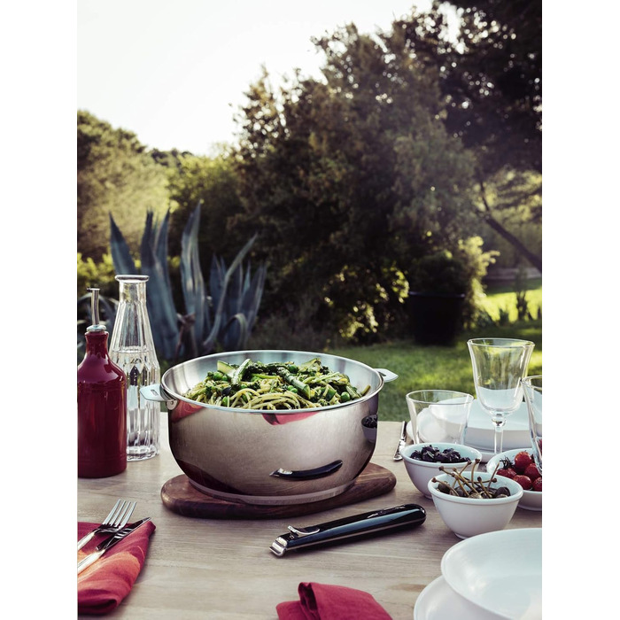 Каструля Lagostina Salvaspazio з нержавіючої сталі 18/10, діаметр 24 см, для всіх типів плит та духовок до 250°C, складна, з тришарим дном Lagotherm