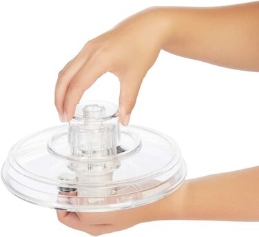 OXO Good Grips Салатниця-віджимник з ситом та кришкою, зелена – для сушіння салату