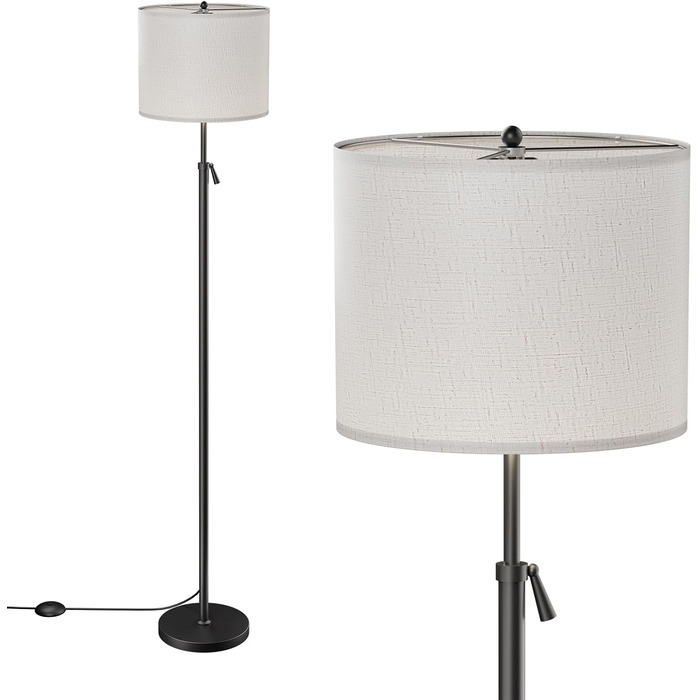 Світлодіодна торшер DUSKTEC RGB для вітальні, смарт-лампа з димером, керування через APP, тепле та холодне біле світло, 10W, 1200LM, регульована висота