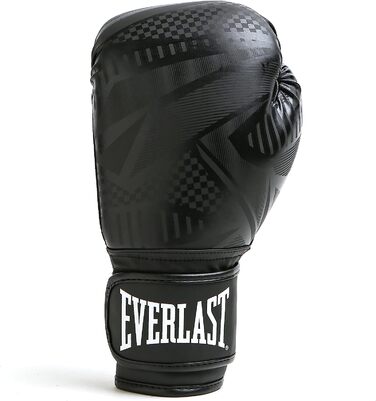 Боксерські рукавички Everlast Spark Glove тренувальні унісекс чорні 12 унцій