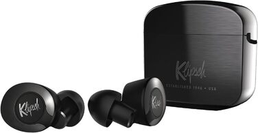 Бездротові навушники Klipsch II True Wireless ANC Gun Metal, універсальний розмір, шумозаглушення