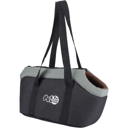 Сумки-переноски для собак і кішок регульована Портативна сумка-переноска для собак Розширена потовщена сумка для перенесення дихаюча сумка для домашніх тварин ремінь безпеки сумка через плече Нековзна сумка для собак чорний вуличний