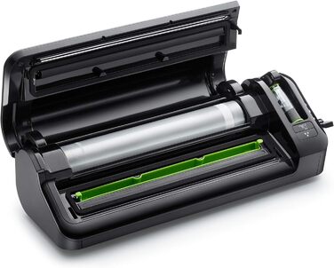 Вакууматор FoodSaver FFS017X з різачем, відсіком для рулонів, ручним вакууматором та функцією маринування, сріблястий