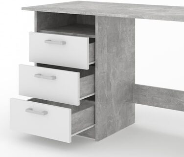 Письмовий стіл Vicco Meiko, 120 х 50 см (бетон)