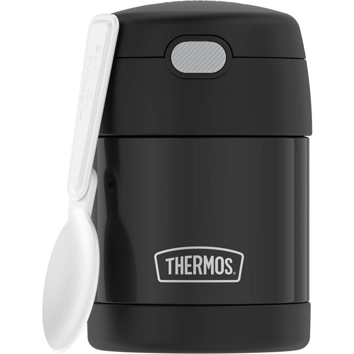 Дитячий контейнер для їжі з нержавіючої сталі THERMOS Funtainer, 284 мл, чорний