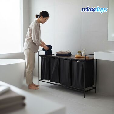 Організатор для білизни Relaxdays з 4 відділеннями та полицею