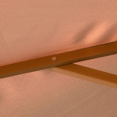 Outsunny Parasol Wood 300 см Дерев'яна парасолька Садова парасолька Балконна парасолька бамбук хакі