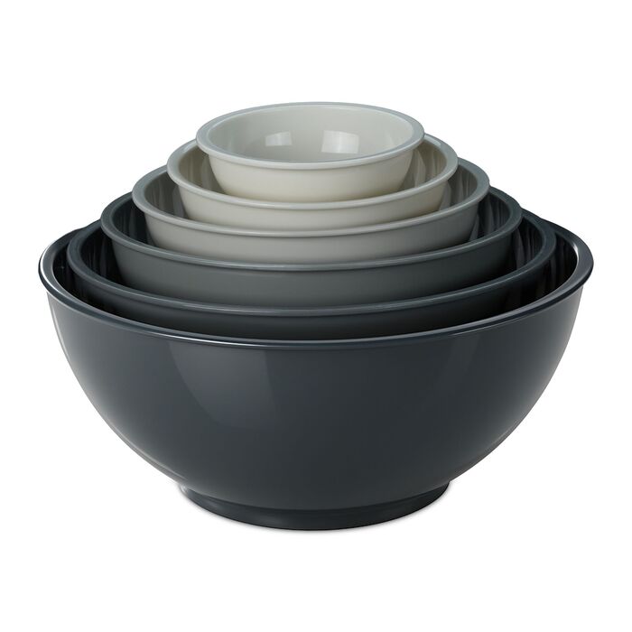 Набір з 6 місок для перемішування Relaxdays, пластик