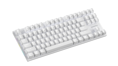 Дротова механічна клавіатура GamePro Genesis Joker (MK124W) 87% Red switches