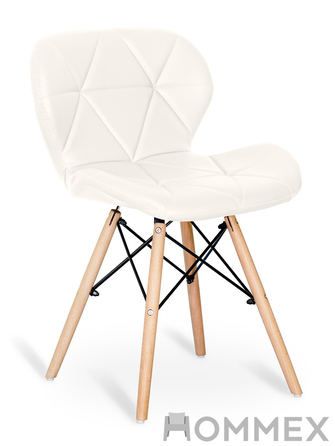 Стілець Hommex Karmen White (арт. H-145 White)