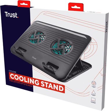 Підставка для ноутбука Trust Zeff, регульована висота, 16 дюймів, чорна, для Lenovo, Macbook, HP, Dell, офіс, дім