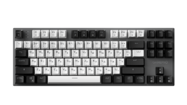 Бездротова механічна клавіатура GamePro Genesis Joker Pro (MK124G) 87% Red switches