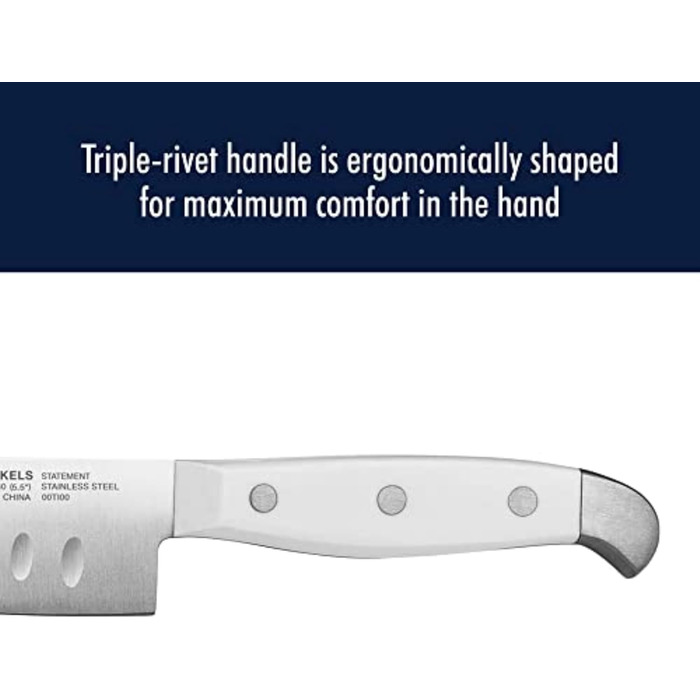 Набір кухонних ножів HENCKELS 17550-000, нержавіюча сталь, 15 предметів, білий