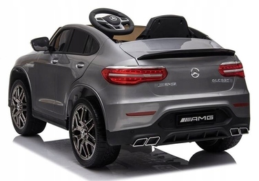 Дитячий електромобіль Mercedes-Benz GLC 63S LIFT, сріблястий лак, 4x4