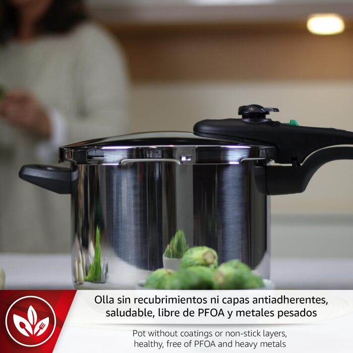 Набір сковорідок Magefesa Athenas 4+6L з корзиною та скляною кришкою, нержавіюча сталь 18/10, індукційне дно, термодифузійне дно