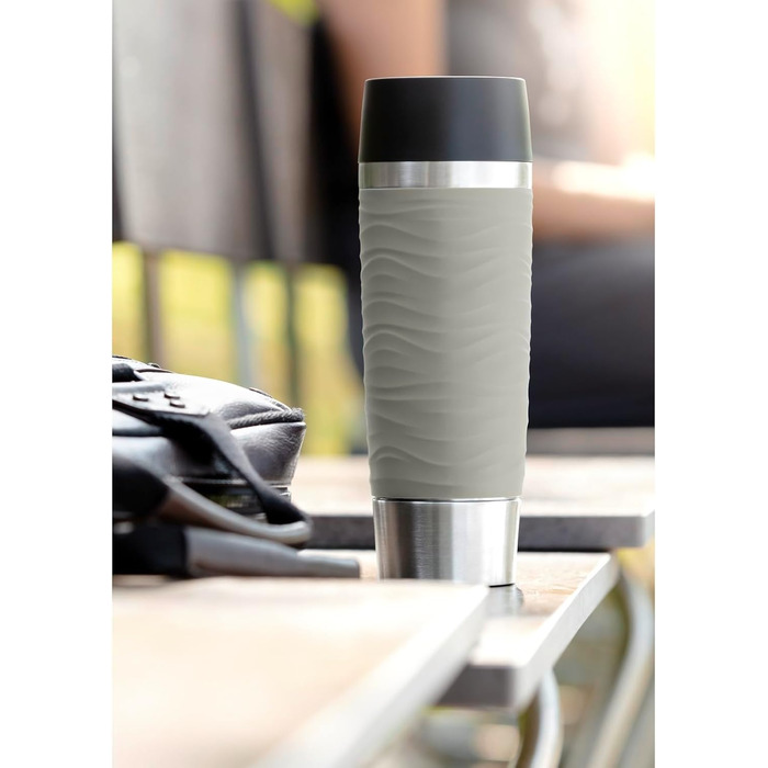 Термокружка EMSA Wave Design N2011900 (0,5 л, 6 год тепло/12 год холод, не протікає)