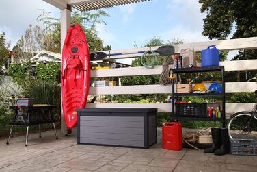 Ящик для подушок Keter Ondis24 Premier Box XL, садові меблі, водонепроникний (380л)