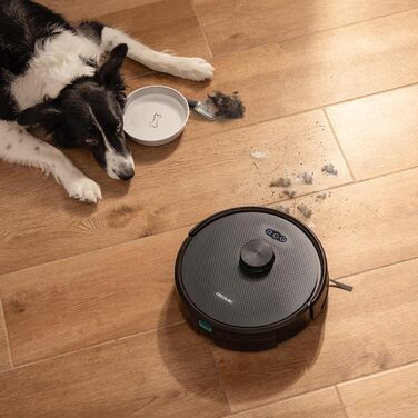 Робот-пилосос та миючий робот Cecotec Conga M70 з лазерною навігацією, потужність 20000 Па, акумулятор 4500 мАг, силіконова щітка для тварин, площа прибирання до 180 м²