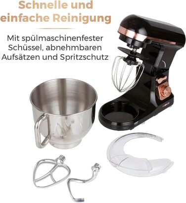 Блендер-стаціонарний Tower T12033RG, 1000 Вт, 6 швидкостей, імпульсний режим, рожеве золото, EU