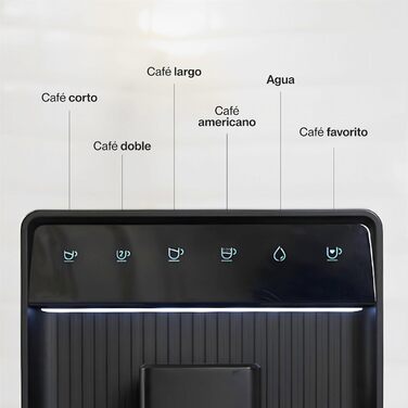 Кавомашина Incapto Aura автоматична з вбудованим млином | 19 bar | 2 чашки | 1.5 л резервуар | Thermoblock | Автоматичне очищення (Чорний)