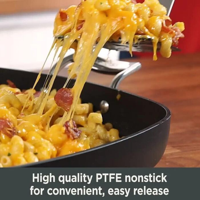 Набір посуду All-Clad Essentials з антипригарним покриттям (сковорода 21.6 см) чорного кольору