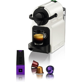 Кавомашина Nespresso Krups Inissia XN1001, білий колір, компактна, з регулюванням об'єму кави