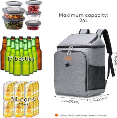 Рюкзак-холодильник Lifewit 26 л