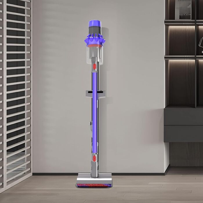 Підставка для пилососа OUTBROS для Dyson V15-V6, підлогова підставка та тримач для аксесуарів, чорна