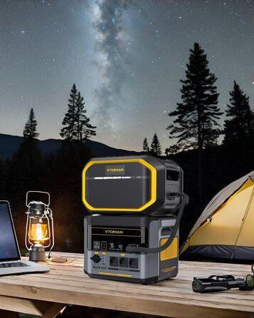 Портативна електростанція VTOMAN FlashSpeed 1500 EB: 1548Wh, 3000W (пік), LFP, для кемпінгу та надзвичайних ситуацій