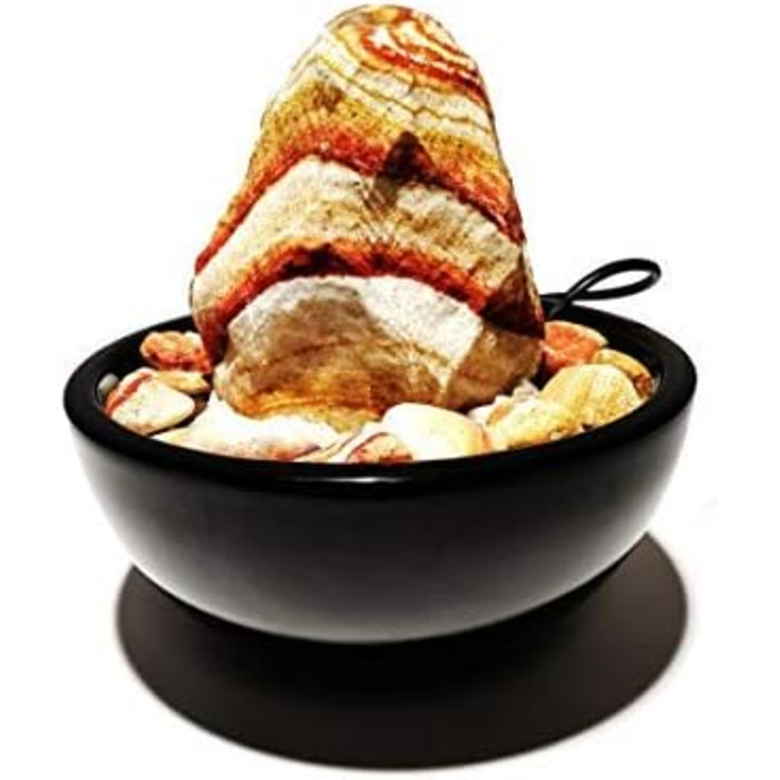 Настільний фонтанчик Zimmerbrunnen RS-01 з натурального пісковику (білий)